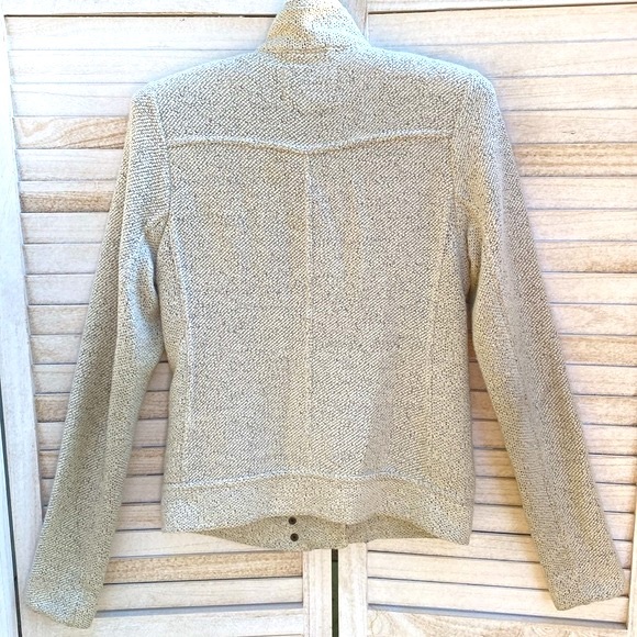 Lucky Brand Marled Knit Moto Jacket Size XS - Picture 6 of 12